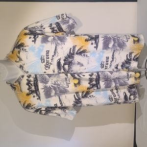 Newport Blue Corona Extra Men's Shirt   Size Med